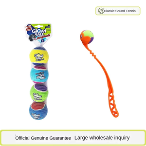 <span class=keywords><strong>Pelota</strong></span> de Juguete para Perros de Goma OEM ODM, Resistente al Agua, Masticable y Duradera, <span class=keywords><strong>Pelota</strong></span> de Tenis para Mascotas, para Cachorros, Caniches, Perros Teddy, Golden Retrievers - Product Image 5