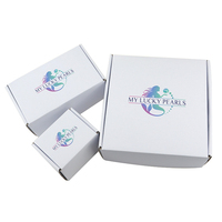 Boîte d'emballage pour sweat-shirt avec logo en relief, boîte d'expédition pour vêtements, petite entreprise, boîte de courrier en carton ondulé personnalisée avec insert