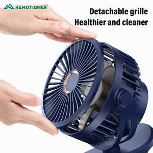 Ventilador de Escritorio USB de 5000mAh-10000mAh, Silencioso, de Larga Duración, Portátil, Mini Ventilador de Oficina para el Hogar, Ventilador con Clip - Product Image 6