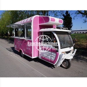 Carrito Eléctrico Móvil de Acero Inoxidable de Alto Rendimiento y Económico para Comida Rápida con Capacidad para Helados, Modelo Conducible Eléctricamente - Product Image 5