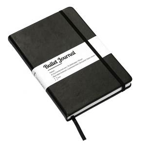 Cao cấp bìa màu đen với biểu tượng tùy chỉnh Lưu ý cuốn sách tùy chỉnh PU da Tạp Chí 100 GSM 120 GSM 160 GSM A5 chấm máy tính xách tay - Product Image 5