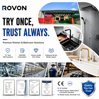 Instalasi Mudah Keran Wastafel Dinding Modern Kuningan Pegangan Tunggal Kartrid Keramik Anti-korosi Untuk Hotel Villa Garansi 5 Tahun