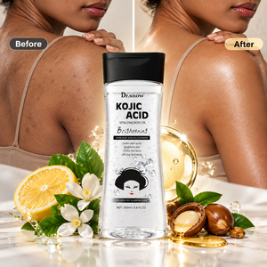 Aceite esencial orgánico natural para aclarar la piel del rostro y cuerpo, cuidado de la piel, elimina el acné, aceite de masaje corporal con ácido kójico para mujeres - Product Image 1