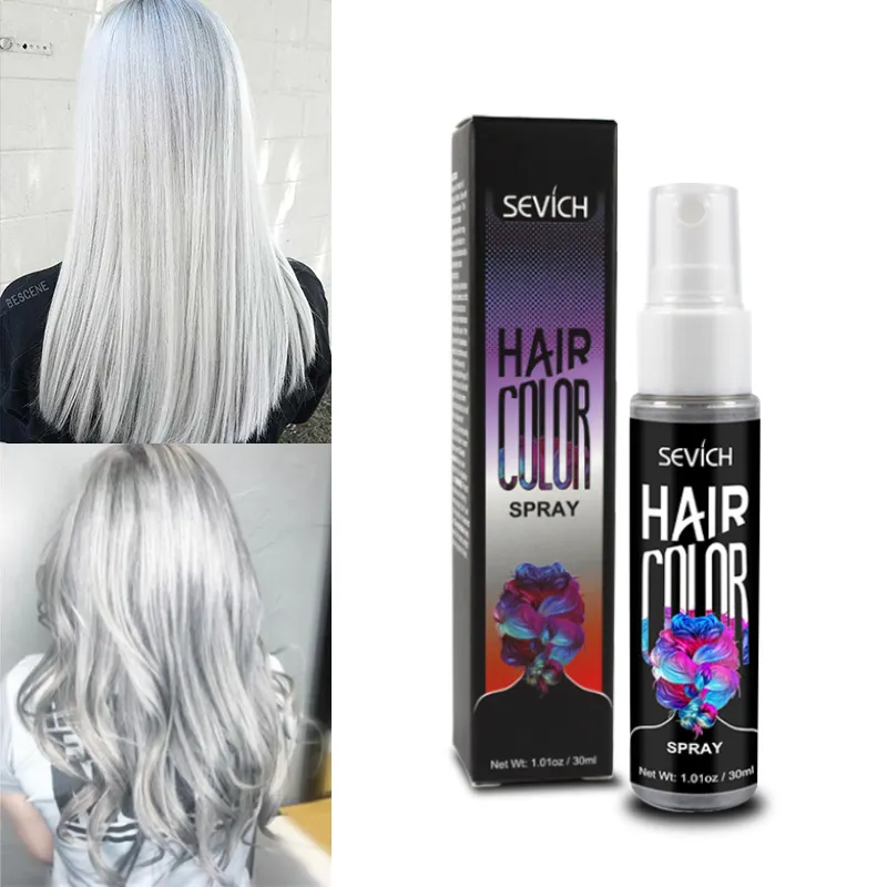 Coloration rapide pour cheveux, produit de marque OEM, coloration sans danger pour les cheveux, Spray coloré