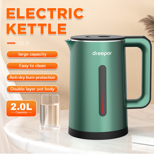 Dreepor 2L <strong>Electric</strong> Water Kettles Customized Color Kitchen Appliance Fast Heating Stainless Steel <strong>Electric</strong> Kettle <strong>Tea</strong> <strong>Pots</strong> - Product Image 2