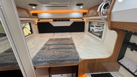 Camping-car de luxe Ecocampor 2026, 4 couchages, caravane avec salle de bain intérieure, système solaire, pour voyages en famille, road trips, camping-car