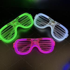 แว่นตา <span class=keywords><strong>LED</strong></span> เรืองแสง ไฟแฟลช สำหรับวันวาเลนไทน์ ปาร์ตี้ปีใหม่-กันน้ำ ใช้แบตเตอรี่ ของตกแต่งแปลกใหม่ - Product Image 4