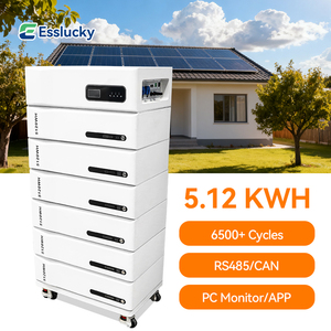Complete Set Solar <b>Energy</b> <b>Storage</b> <b>System</b> 1kW-10kW Lithium Batteries IP65 Stackable CAN Communication Hybrid Grid ESLAEA512200BGB - Product Image 1