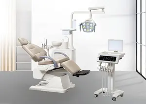 Peralatan medis Dental elektrik portabel, peralatan Dental kursi Unit Dental elektrik dengan kotak lantai