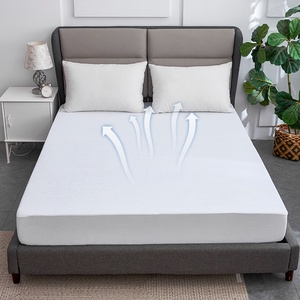 Housse <span class=keywords><strong>de</strong></span> matelas respirante et lisse avec logo personnalisé, protège-matelas imperméable - Product Image 2