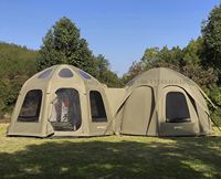 Nouvelle arrivée tente dôme gonflable 5-8 personnes grand espace tente aérienne avec fenêtre lucarne pour le Camping familial de luxe