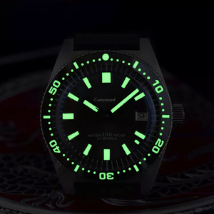 Reloj Automático para Hombre, Reloj de Buceo de Acero Inoxidable, Resistente al Agua 200 m, Bisel Luminoso Completo, Reloj Mecánico - Product Image 5