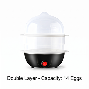 Cuiseurs à œufs électriques rapides en acier inoxydable durables et polyvalents, excellents gadgets de cuisine pour des repas pratiques en appartement - Product Image 1