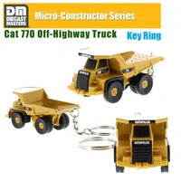 NOUVEAU Porte-clés Mini Tracteur Bulldozer Camion Modèle Diecast pour Collection Cadeau 700 D8T E320 950M