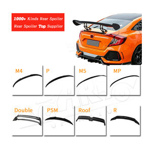 Haosheng Spoiler Proveedor Alerones de coche Alerón <span class=keywords><strong>trasero</strong></span> personalizado para Universal Mazda 3 Honda Civic Q50 <span class=keywords><strong>BMW</strong></span> F30 <span class=keywords><strong>E46</strong></span> Tesla Model 3 Mustang - Product Image 3