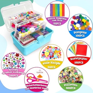 Cajas de Colores Personalizables con Cajones, Servicio FBA, Venta al Por Mayor, Juguetes de Plástico Hechos a Mano para Niños, Sets de Arte y Manualidades, Surtidos - Product Image 2