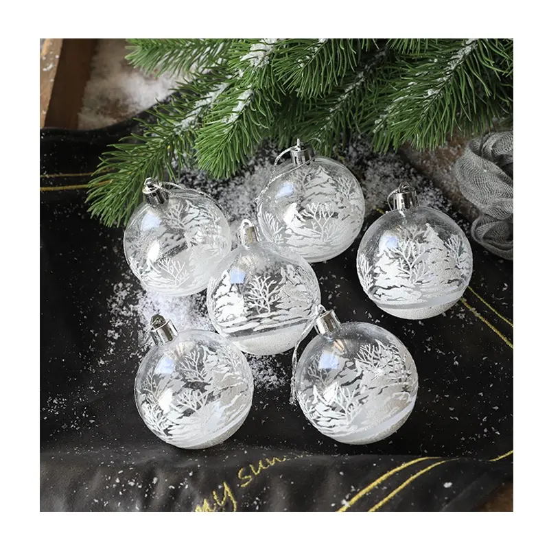 Customized Glitter Wholesale Christmas Supplies Christmas Deco Balls Decoration Ornament