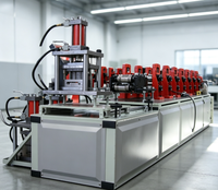 Machine de formage automatique à grande vitesse pour portes à enroulement avec contrôle PLC et découpe sur mesure pour ligne de production de lames en acier