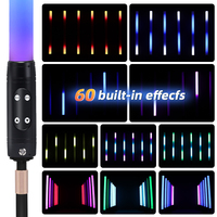 Barre lumineuse LED RGB à pixels 360°, étanche IP65, sans fil 2.4G, batterie intégrée, DMX512, Artnet, télécommande, pour DJ, club, fête