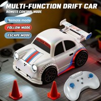 Coche de juguete RC eléctrico con sensor de desviación transfronterizo, seguimiento inteligente por inducción, tecnología avanzada, tracción a las cuatro ruedas, para uso en interiores