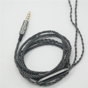 Silver Plated Headphone Replacement <b>Cable</b> 3.5mm <b>TRRS</b> Plug For Audio Technica IM01 IM02 IM03I - Product Image 4