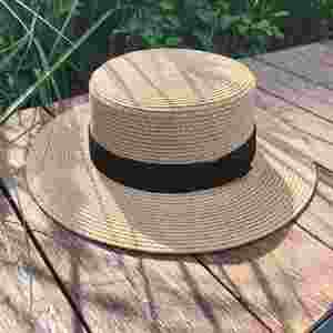 Sombrero de Sol Personalizado para Mujer, Estilo Casual, de Poliéster, con Ala Plana y Relieve, Hecho a Medida, para Verano, Marcas de Moda, Boutiques, Venta al por Menor - Product Image 6