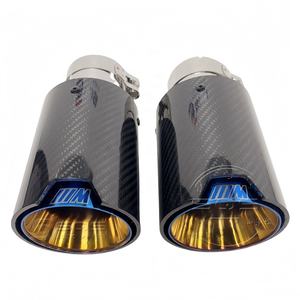 SQS embouts d'échappement bleus brûlés en acier inoxydable de personnalisation d'usine de haute qualité pour <span class=keywords><strong>Bmw</strong></span> M5 M6 embout de silencieux <span class=keywords><strong>M135i</strong></span> M235i embout d'échappement - Product Image 1