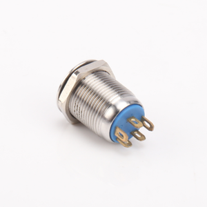 Interruptores de Botón Pulsador de Acero Inoxidable de Control de Señal 5A, Interruptor de Botón <span class=keywords><strong>Micro</strong></span> de 12 mm, 16 mm, 19 mm para Automóvil Eléctrico con Lámpara - Product Image 5