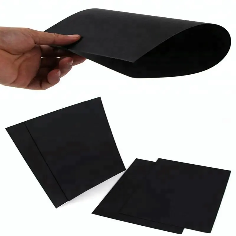กระดาษเคลือบผิวที่ไม่เคลือบผิวอัลบั้มรูปกระดาษสีดำ