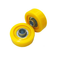 Rouleaux en plastique avec guide de roulement, 4 pièces, 48mm, 90126 90336 ergonomique