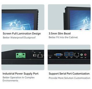 Touchwo 15 15.6 inch mở khung nhúng màn hình cảm ứng màn hình thắng FHD Bảng điều chỉnh công nghiệp <span class=keywords><strong>PC</strong></span> cho quản lý nhà máy - Product Image 2