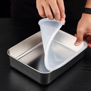 Stainless Steel Food <b>Storage</b> <b>Containers</b> Set With Lids - Leakproof, <b>Stackable</b> & Reusable for Camping, Picnics, School - Product Image 5