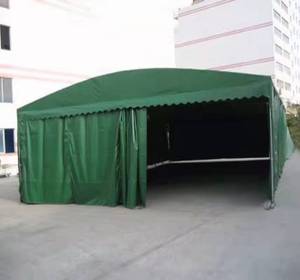 POWERUP QP-007 Nachtmarkt Ruime Opstelling Duw-Trek Verplaatsbare Tent Vierzijdige Afdekking Gegalvaniseerd Staal Oxford PVC Doek Lucht - Product Image 2
