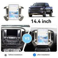 14,4 Carplay para Chevrolet Silverado GMC Tahoe 2014-2019 Android 13 navegación GPS para coche reproductor Multimedia unidad principal Radio de coche