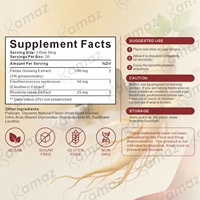 Film oral à dissolution rapide au ginseng, extrait de Panax Ginseng, complément de bien-être à base de plantes, bandelettes vitaminées, fabricant OEM en marque blanche