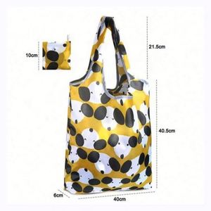 New Portable Eco-Friendly Grocery Storage Shopping Tote <b>Bag</b> <b>Foldable</b> Design Washable Polyester-for Everyday Use - Product Image 6