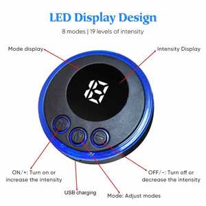 Masseur de cou, masseur de dos et d'épaules - Mini appareil de massage électrique du cou pour soulager les douleurs musculaires - Product Image 4