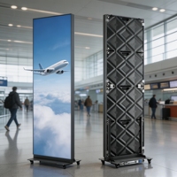 Affichage LED haute définition P2.5, luminosité 600 cd, faible consommation d'énergie, signalisation numérique commerciale, promotion de marque en intérieur
