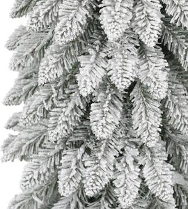 Árbol de Navidad Artificial de Pino Metálico Verde, Preiluminado, de 6' con Efecto Nevado, Estilo <span class=keywords><strong>Alpino</strong></span> - Product Image 5