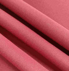 Tissu piqué en polyester et élasthanne de haute qualité, maille <span class=keywords><strong>nid</strong></span> <span class=keywords><strong>d</strong></span>'<span class=keywords><strong>abeille</strong></span> tricotée, <span class=keywords><strong>textile</strong></span> pour polos, vêtements de sport, séchage rapide, respirant, teint - Product Image 1