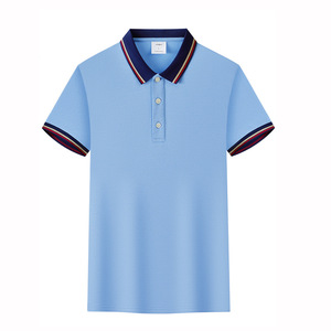 เสื้อโปโลผ้าคอตตอนผสมเนื้อบาง ปกสองสี ชุดทำงาน ปรับแต่งได้ - Product Image 2