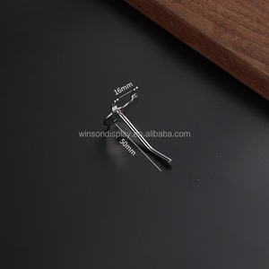 Hot Sale Free Samples Metal <b>Chrome</b> Pegboard <b>Hook</b>/ Price Tag Wire Display <b>Hooks</b> - Product Image 5