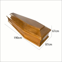 Ataúd de Madera Personalizable de Estilo Europeo, Ecológico, de Shandong, China, Suministro Directo de Fábrica, Precio al por Mayor