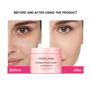 Creme Facial de Colágeno OEM com Niacinamida, Colágeno Liofilizado, Firmador, Antienvelhecimento, Hidratante Iluminador para Pele Envelhecida - Product Image 4