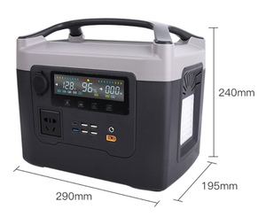 Nouvelle Station d'Énergie Murale Rechargeable 600W avec <span class=keywords><strong>Batterie</strong></span> LiFePO4, <span class=keywords><strong>Panneau</strong></span> <span class=keywords><strong>Solaire</strong></span> <span class=keywords><strong>et</strong></span> Onduleur à Onde Sinusoïdale Pure pour Voiture <span class=keywords><strong>et</strong></span> Systèmes Hors Réseau - Product Image 6