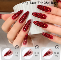 MEET ACROSS Nouvelle Gamme de Couleurs – Kit d'Extension d'Ongles en Gel – Marque Privée OEM/ODM – Base Aquatique – Kit de Vernis à Ongles Français – Gel Polish