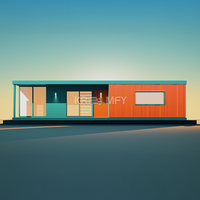 Maison préfabriquée écologique mobile modulaire intelligente chinoise 2025, conteneur, café, cabine, fourgon, espace en verre, capsule préfabriquée