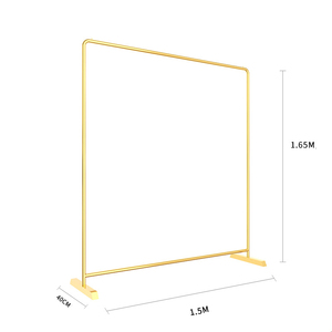 Specchio titanio acciaio inox <span class=keywords><strong>tubo</strong></span> tondo atterraggio medio isola Rack di esposizione appendiabiti negozio appendiabiti - Product Image 4