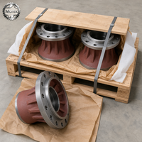 Ensemble de moyeu de roue avant Pengxiang OEM 3103011KP010 en acier moulé pour pièces de rechange de camions miniers lourds