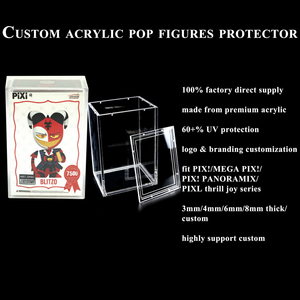 Caja de Acrílico Personalizada THRILLJOY, Transparente, de Alta Resistencia, Estándar, para Figuras de Alastor, Estuche de Exhibición y Almacenamiento - Product Image 2